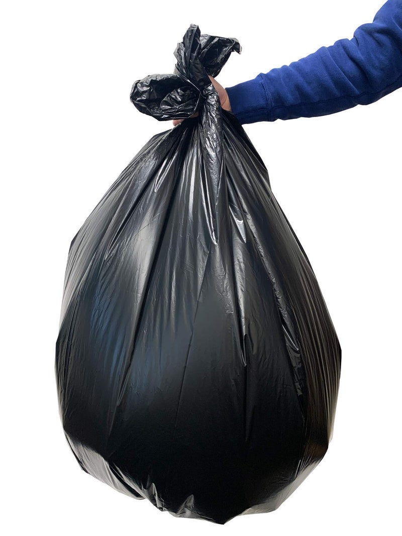Reli. SuperValue 65 Gallon Trash Bags | 60 Count | Made in USA | Heavy Duty | Black Multi-Use Garbage Bags - Image 2